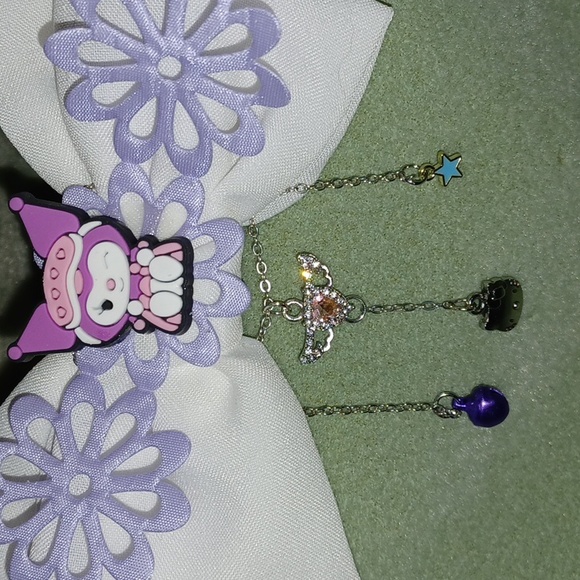 Handcrafted Kuromi Barrette/Bow - Picture 2 of 7